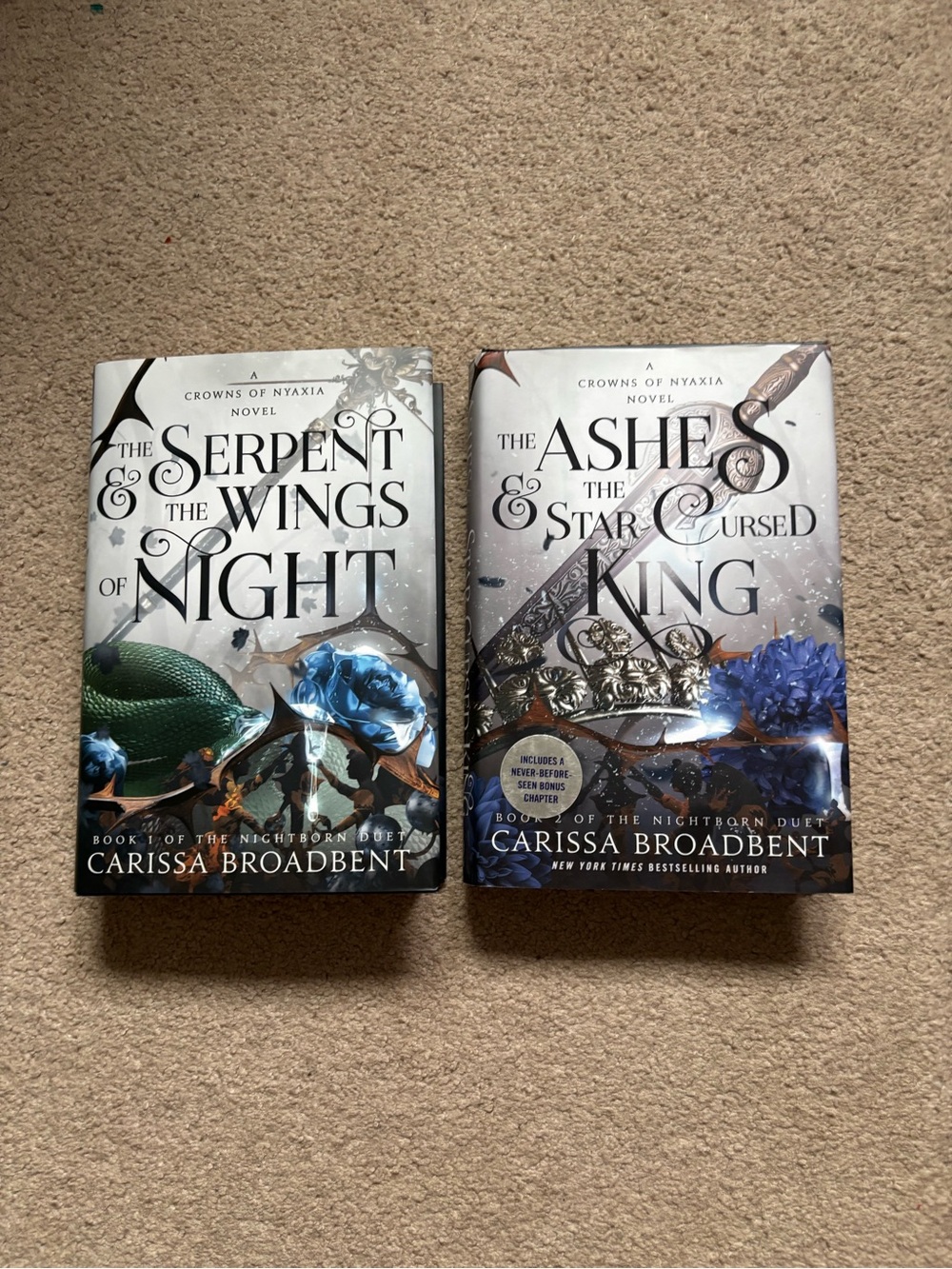 The Serpent and the Wings of Night & The Ashes & the StarCursed King Hardcover
